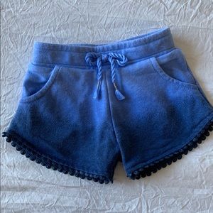 Girls ombré blue shorts